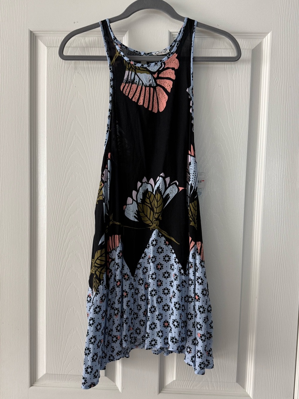 NWT Free People Intimately Someone Like You Printed Floral Slip Dress Size XS